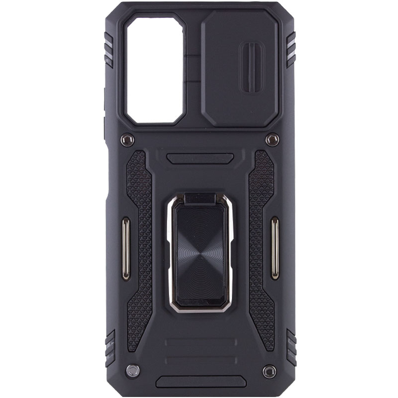 Противоударный чехол Camshield Army Ring для Xiaomi Redmi A7 Pro | Бронированый с кольцом-подставкой на картинке №1
