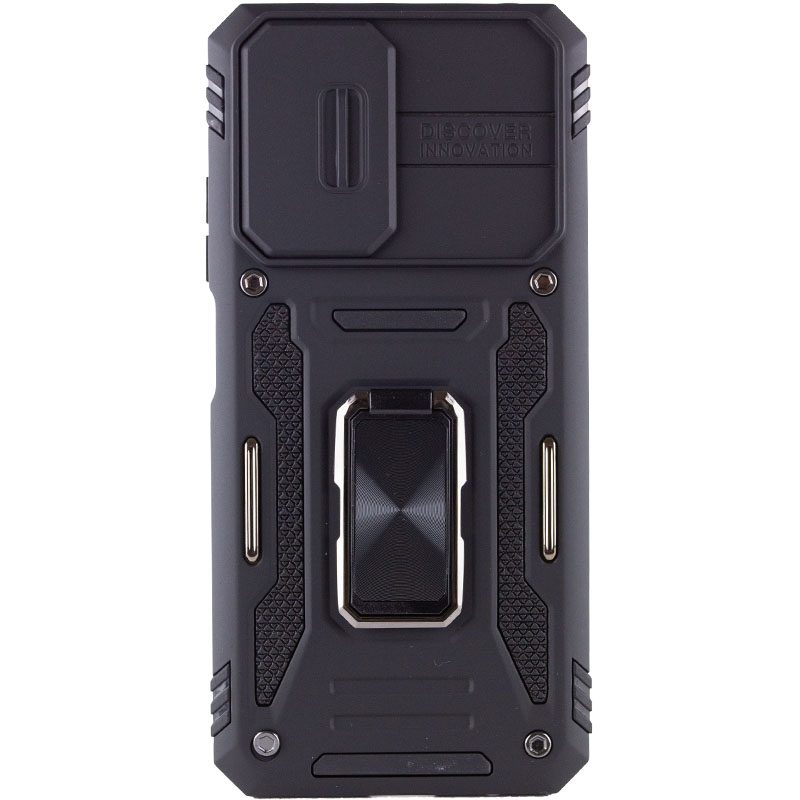 Противоударный чехол Camshield Army Ring для Xiaomi Redmi A7 Pro | Бронированый с кольцом-подставкой на картинке №2