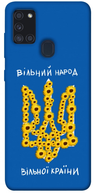 Чехол itsPrint Вільний народ для Samsung Galaxy A21s, love ukraine, купить оптом с доставкой