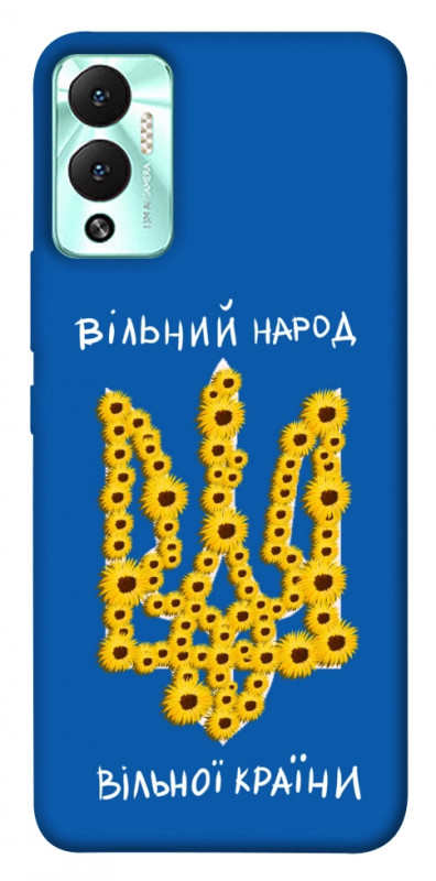 Чехол itsPrint Вільний народ для Infinix Hot 12 Play, love ukraine, купить оптом с доставкой