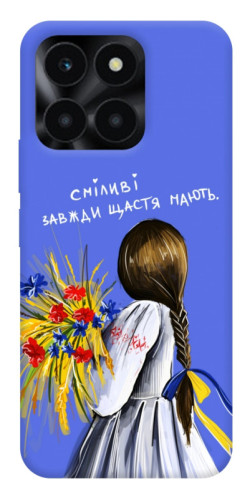 Чехол itsPrint Сміливі завжди щастя мають для Huawei Honor X6a