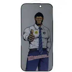 Защитное стекло Privacy 5D Anti-Static (тех.пак) для Apple iPhone 17 / 16 Pro (6.3")