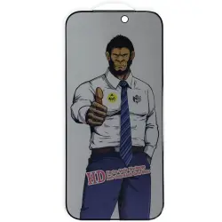 Защитное стекло Privacy 5D Anti-Static (тех.пак) для Apple iPhone 17 Pro (6.3")