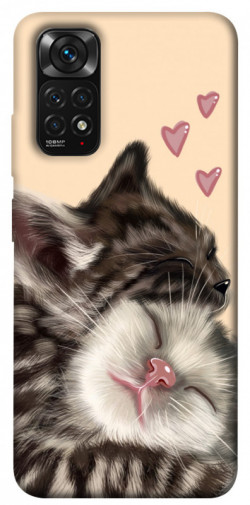 Чехол itsPrint Cats love для Xiaomi Redmi Note 11 (Global) / Note 11S