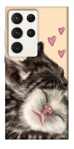 Чехол itsPrint Cats love для Samsung Galaxy S23 Ultra