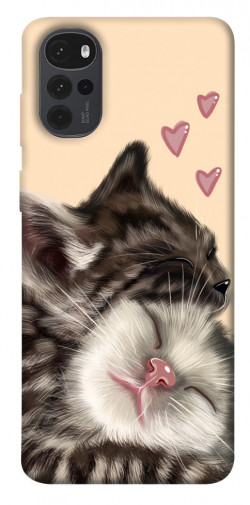 Чохол itsPrint Cats love для Motorola Moto G22