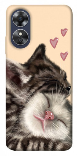 Чохол itsPrint Cats love для Oppo A17