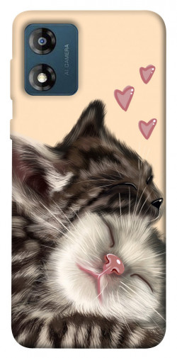 Чехол itsPrint Cats love для Motorola Moto E13