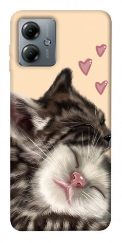 Чехол itsPrint Cats love для Motorola Moto G14
