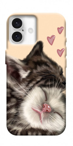 Чехол itsPrint Cats love для Apple iPhone 16 (6.1")