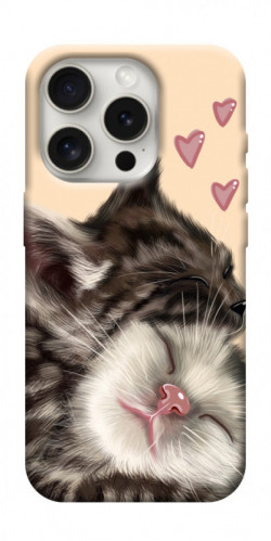 Чехол itsPrint Cats love для Apple iPhone 16 Pro (6.3")