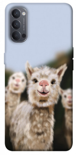 Чехол itsPrint Funny llamas для Oppo Reno 4