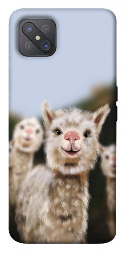 Чохол itsPrint Funny llamas для Oppo A92s