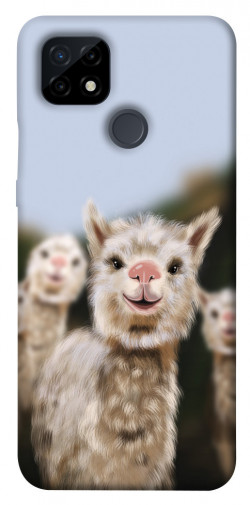 Чехол itsPrint Funny llamas для Realme C21