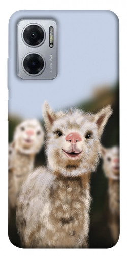 Чехол itsPrint Funny llamas для Xiaomi Redmi Note 11E