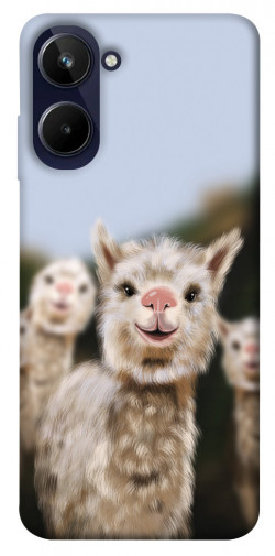 Чохол itsPrint Funny llamas для Realme 10 4G