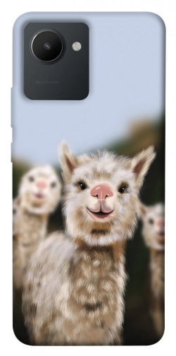 Чехол itsPrint Funny llamas для Realme C30