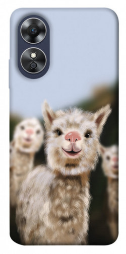 Чехол itsPrint Funny llamas для Oppo A17