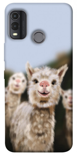 Чехол itsPrint Funny llamas для Nokia G11 Plus