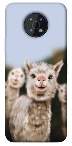 Чехол itsPrint Funny llamas для Nokia G50