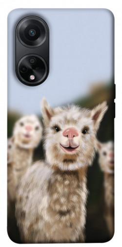 Чехол itsPrint Funny llamas для Oppo A58 4G