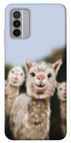 Чехол itsPrint Funny llamas для Nokia G42