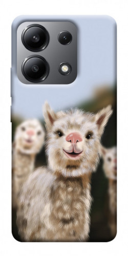 Чехол itsPrint Funny llamas для Xiaomi Redmi Note 13 4G