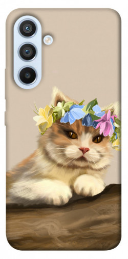 Чехол itsPrint Cat in flowers для Samsung Galaxy A54 5G