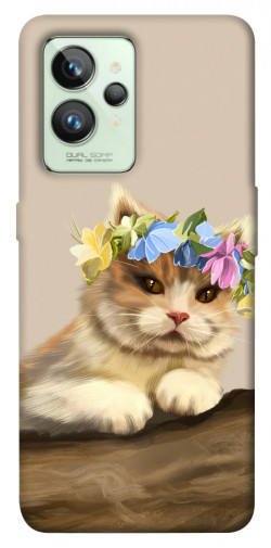 Чохол itsPrint Cat in flowers для Realme GT2