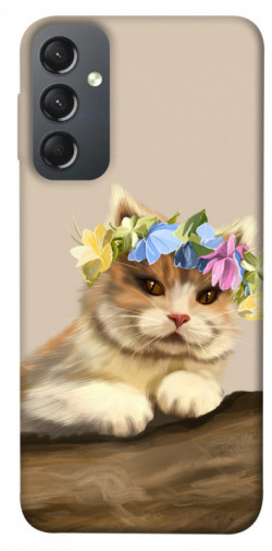 Чехол itsPrint Cat in flowers для Samsung Galaxy A24 4G