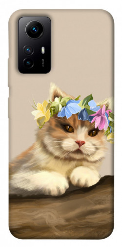 Чехол itsPrint Cat in flowers для Xiaomi Redmi Note 12S