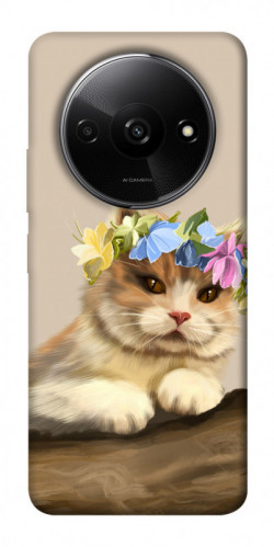 Чехол itsPrint Cat in flowers для Xiaomi Redmi A3