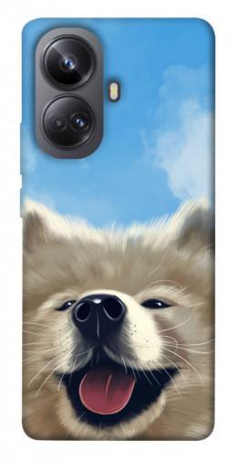 Чехол itsPrint Samoyed husky для Realme 10 Pro+