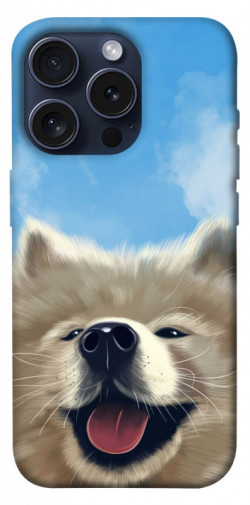 Чехол itsPrint Samoyed husky для Apple iPhone 15 Pro (6.1")