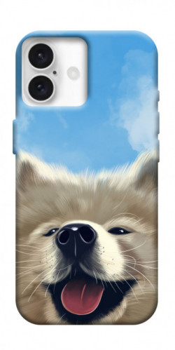 Чохол itsPrint Samoyed husky для Apple iPhone 16 (6.1")