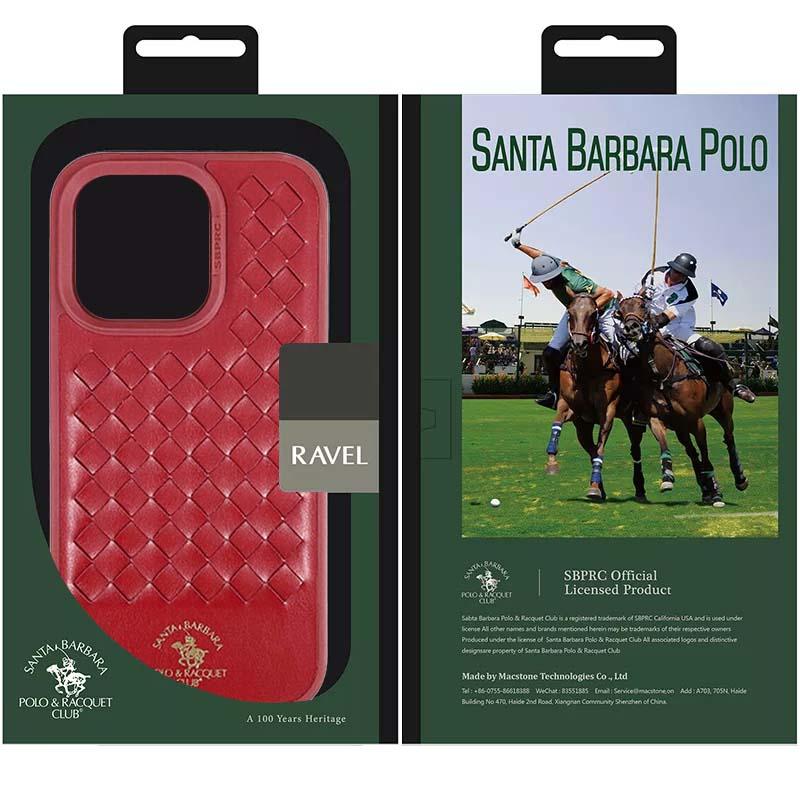 Эксклюзивный кожаный чехол Polo Santa Barbara для Apple iPhone 14 Pro Max (6.7) | Коллекция: Ravel на картинке №5