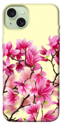 Чехол itsPrint Цветы сакуры для Apple iPhone 15 Plus (6.7")