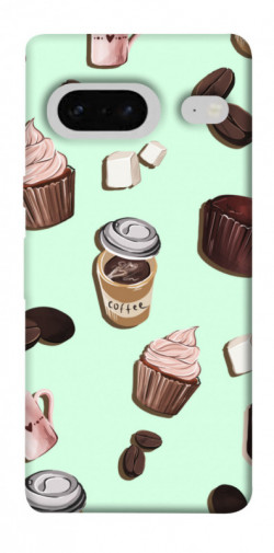 Чехол itsPrint Coffee and sweets для Google Pixel 7