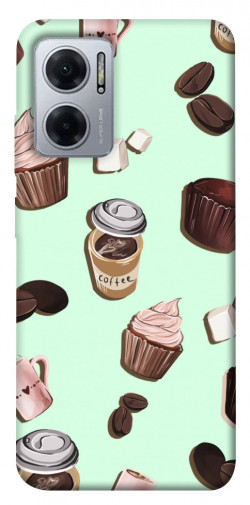 Чехол itsPrint Coffee and sweets для Xiaomi Redmi Note 11E