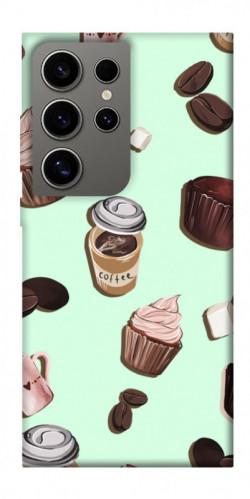 Чехол itsPrint Coffee and sweets для Samsung Galaxy S24 Ultra