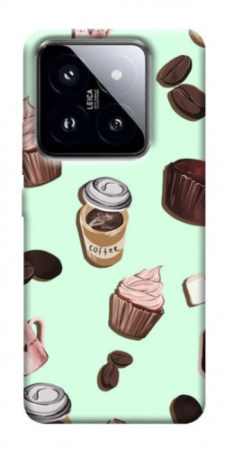 Чехол itsPrint Coffee and sweets для Xiaomi 14 Pro
