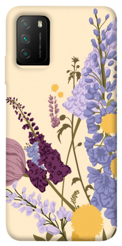 Чехол itsPrint Flowers art для Xiaomi Poco M3