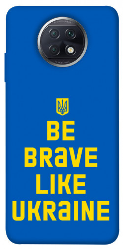 Чехол itsPrint Be brave like Ukraine для Xiaomi Redmi Note 9 5G / Note 9T