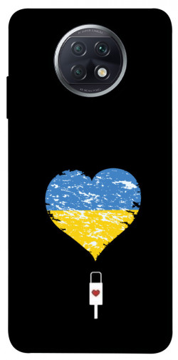 Чехол itsPrint З Україною в серці для Xiaomi Redmi Note 9 5G / Note 9T