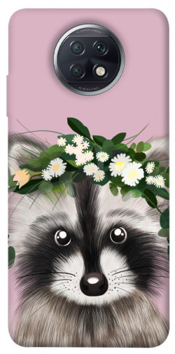 Чохол itsPrint Raccoon in flowers для Xiaomi Redmi Note 9 5G / Note 9T