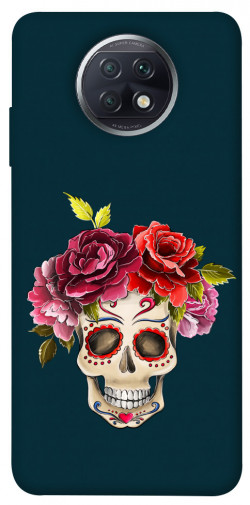 Чохол itsPrint Flower skull для Xiaomi Redmi Note 9 5G / Note 9T