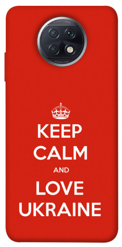 Чохол itsPrint Keep calm and love Ukraine для Xiaomi Redmi Note 9 5G / Note 9T