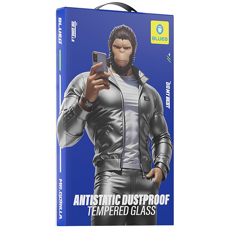 Загартоване захисне скло Blueo AntiStatic Glass Full Cover HD для Apple iPhone 13 Pro (6.1) | завтовшки 0.26 мм на малюнкі №3