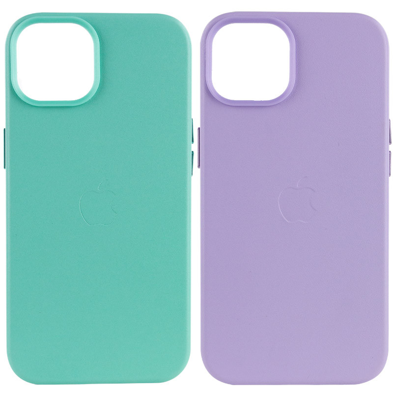Шкіряний чохол Leather Case (AA Plus) with Magnetic Fit для Apple iPhone 12 Pro / 12 (6.1"), Штучна шкіра, купити оптом з доставкою