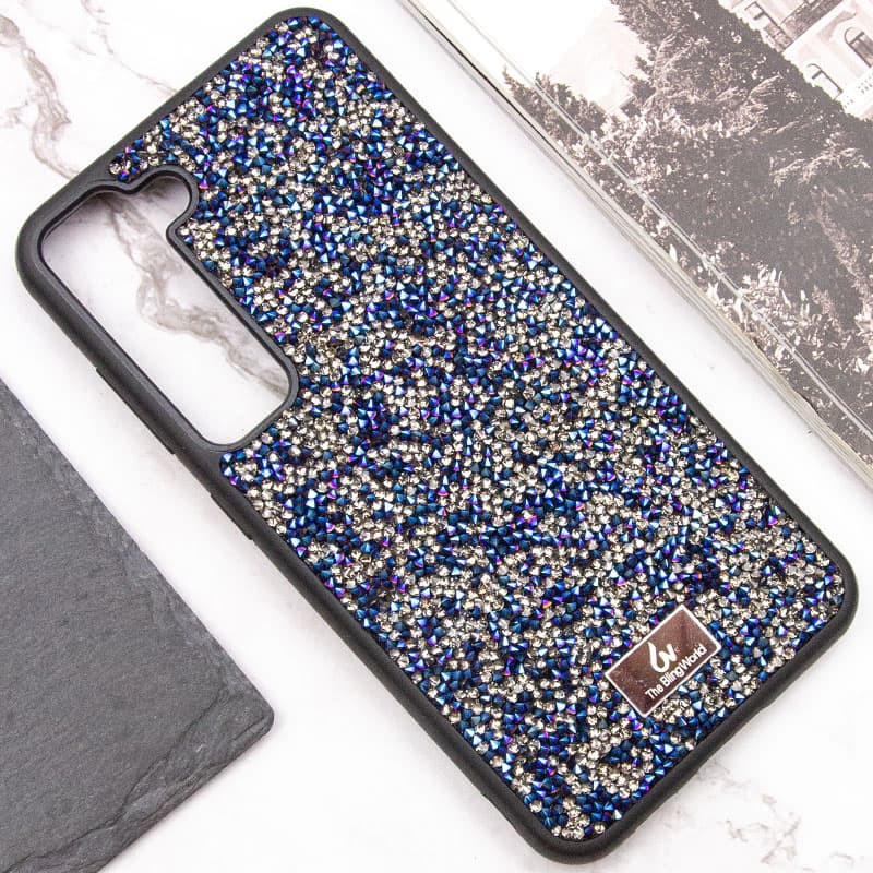 Блискучий чохол зі стразами Bling World Rock Diamond для Samsung Galaxy S23 |TPU| на малюнкі №5